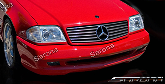 Custom Mercedes SL  Convertible Front Bumper (1990 - 2002) - $490.00 (Part #MB-047-FB)